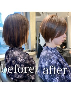 ロンドジェネルーズ 柏(Lond generous) 【斉藤航人】小顔前髪カット×ショート【白髪染め可】【柏】