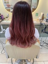 テトラ バイ ネオリーブ 横浜西口店(tetra by neolive)&nbsp;人気なピンクカラーでモテ髪に！！
