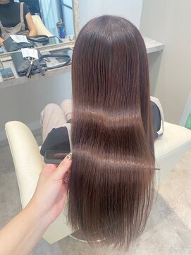 ナンバー アリア 三軒茶屋(N° aria) 《三軒茶屋 N°aria》髪質改善ツヤツヤ大人可愛いピンクブラウン