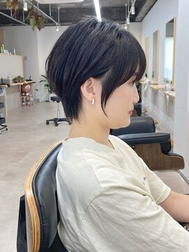 トト 船橋店(toto.) 黒髪/グレーベージュ/レイヤーロング/前髪パーマ[西船橋/津田沼]