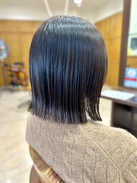 フリーズ 川西店(Freez) きりっぱなしボブ/ボブヘア/モカブラウン/ブラウン