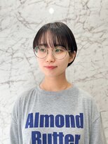 メガネも似合う☆耳掛けショート◎