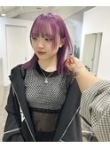 ケアブリーチ×ダブルカラー×ラベンダーピンク(表参道)