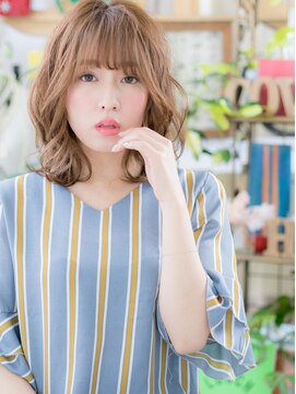 カバーヘア ブリス 志木南口駅前店(COVER HAIR bliss) 外国人風大人ハイライト透け感くびれミディc5志木20代30代40代