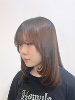 イオエ 梅田(ioe)&nbsp;ダブルカラー/大人ボブ/黒髪スタイル/髪質改善/縮毛矯正