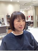 前下がりグラデーションボブ
