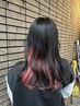 【ポイントで可愛く♪】カット＋インナーカラー ￥15400