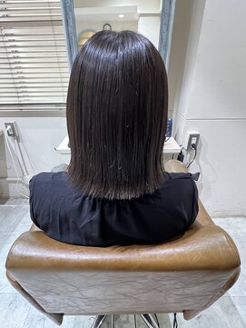 フレーム へアアンドトリートメント 天王寺北口店(FRAME) パッっとストレートボブスタイル