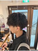 メンズマッシュ ツイストスパイラルパーマ 佐世保