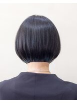 ルプラ ブリリアント(le-pla brilliant)&nbsp;ショートボブ/センターパート/インナーカラー/ブルー/豊橋/田原