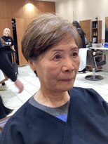 ショートレイヤーベージュブラウン