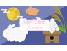 【9月平日限定☆ヘアケア】カット+3stepトリートメント+超音波アイロン
