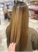 髪質改善でツルツルヘアに
