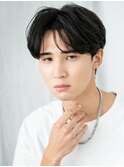 20代30代かき上げセンターパート刈り上げマッシュf仙台