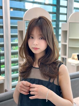 ライズ ネックス ザ サロン 渋谷(LIZE nex the salon) 【小顔レイヤーカット　前髪あり　#10】#渋谷駅#韓国#髪質改善