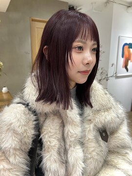 ローレン(LOREN) ミディアムヘア/デザインカラー/フェイスフレーミング/栄/久屋