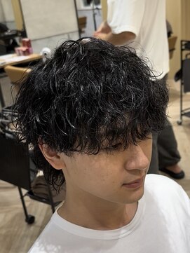 ベル 桑名(BHEL) 三重桑名波巻きパーママッシュウルフ/ウルフパーマメンズ