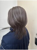 グレージュ×ハイライト
