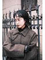 リュト(Lute)&nbsp;ダークトーン/ボブ/前髪/メガネ