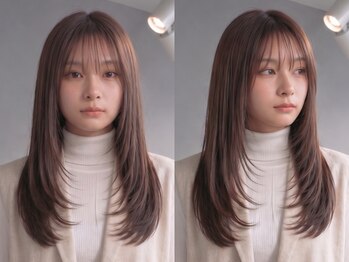 ソンノ(sonno)の写真/髪質改善特化＊半個室空間の美容室◇骨格/髪質/癖に合わせた印象を決める前髪カット/顔周りカットも人気♪
