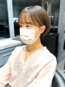 ロンドイディールバンダイ 新潟万代(Lond ideal) ミルクブラウンコンパクトショート