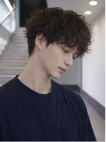 トリッカ シブヤ(TRICCA SHIBUYA)&nbsp;メンズマッシュ/スパイラルパーマ/無造作ヘア/束感マッシュ/韓国