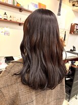 ルックアット(Look at)&nbsp;丸型ミルクティーブロンドワンホンレイヤー卵型