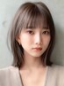 透明感カラ-+CUT+超音波+髪質改善+AujuaTrプチHeadSpa+HK付¥12990ロング無料