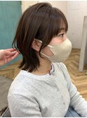 ひし形レイヤーボブ/くびれレイヤー