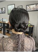 【WAVY hair set】結婚式ヘアセットタイトアレンジ