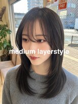 ヘアーリゾートサロン リチェット(Hair Resort Salon Ricetto)&nbsp;medium layer style