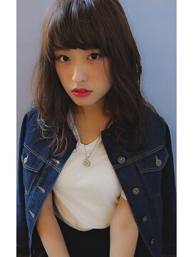 ローラン(LOERUN) 抜け感たっぷりセミディ