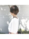 透明感のあるショート