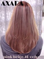 アザラ(AXARA)&nbsp;【 AXARA 海老名】ピンクベージュ・3Dカラー