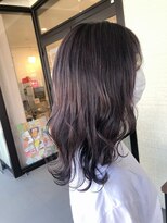 テラスヘア 新潟駅南(TERRACE hair)&nbsp;透明感ラベンダーグレージュ(ブリーチあり)