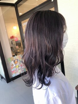 テラスヘア 新潟駅南(TERRACE hair) 透明感ラベンダーグレージュ(ブリーチあり)