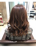 ハイライト/モテ髪カタログ/小顔/大人可愛い/ひし形 