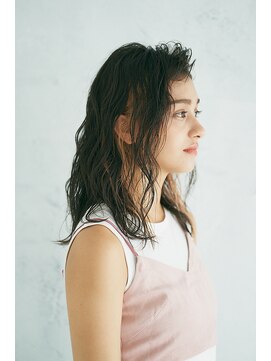 ジュール 池袋(Joule) イヤリングカラー×ゆるウェーブ　［池袋］