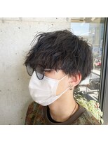 ガルボ ヘアー(garbo hair) #ツイストパーマ #メンズカット #メンズパーマ