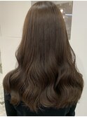 ゆるふわ艶ブラウンカラー