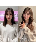 あるじゃんすー 仙台店&nbsp;シア-ブラウン#シールエクステ#ニュアンスカラー#韓国#美髪#仙台