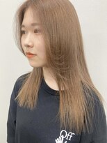 コード 四条河原町駅店(CHORD)&nbsp;京都　河原町　ミルクティーベージュカラー　ハイトーンカラー