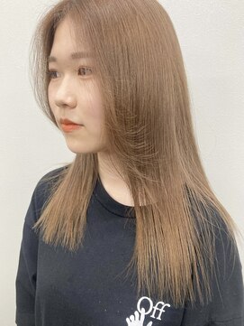 コード 四条河原町駅店(CHORD) 京都　河原町　ミルクティーベージュカラー　ハイトーンカラー