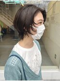 韓国風マッシュショートウルフ