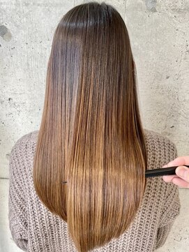 ユアーズ 青葉台店(youres) 髪質改善で作る美髪改善　ツヤ髪ストレート　酸性縮毛矯正.Aujua