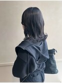【所渉】暗髪アッシュ/切りっぱなし/ミディアム