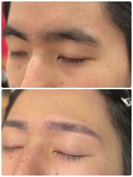 ハチマルハチ 新宿(808) 水平ソフトアーチ眉^_^