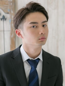 モッズヘアメン 名護大東店(mod's hair men) マットブラウンフェードカットショートのイケメンヘアi名護大東