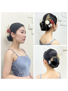 ヘアーメイク ティアラ(Hair make Tiara) 水引アップヘア