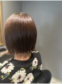 切りっぱなしボブ